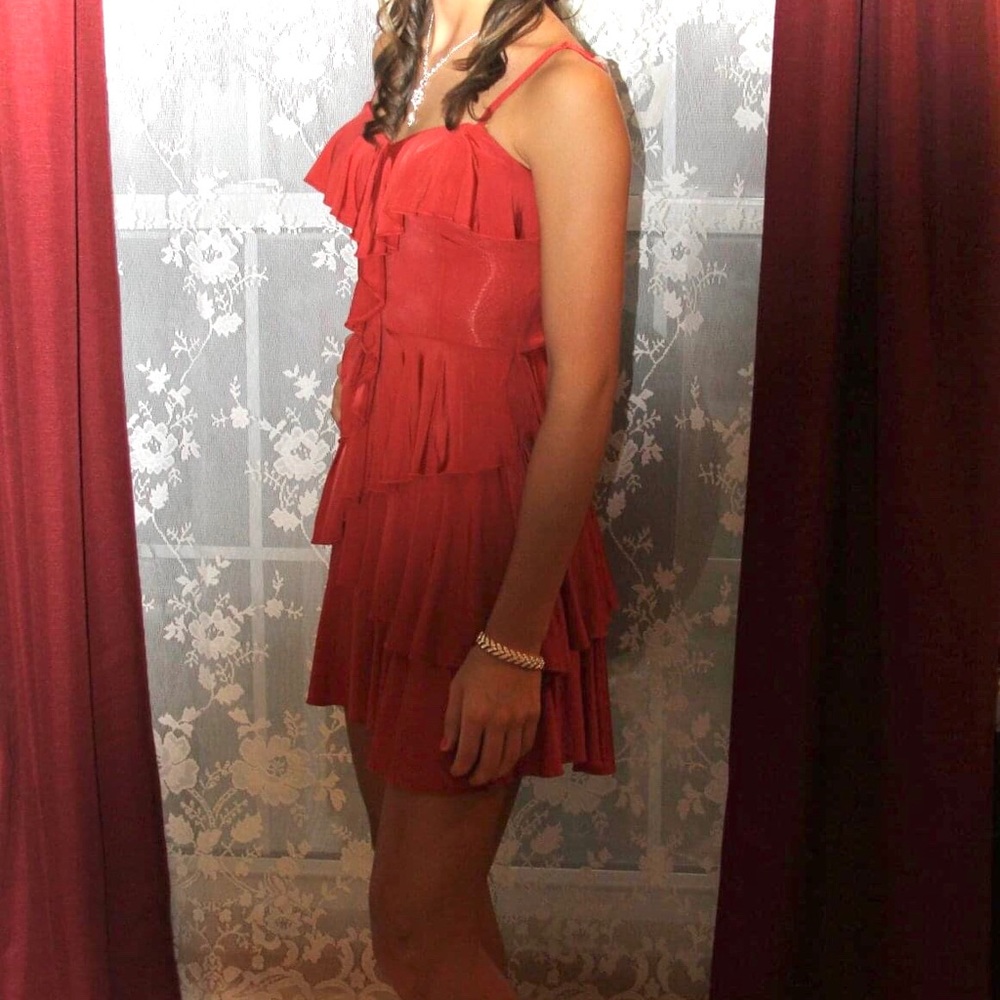 Bebe Coral Dress